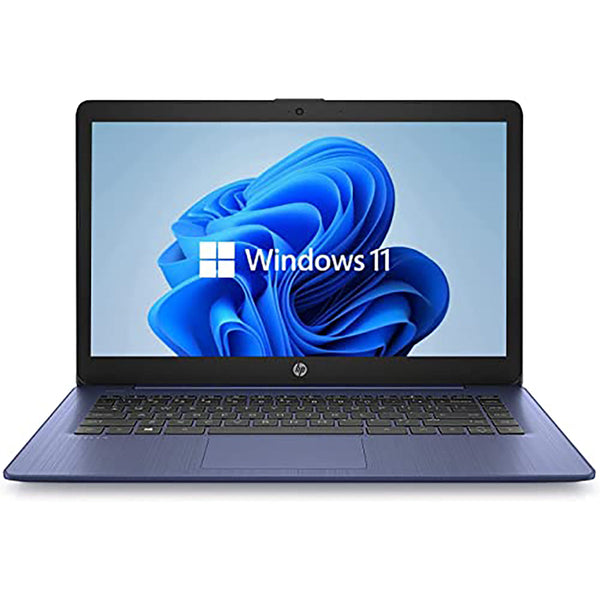 HP 14" HD Laptop Windows 11 Intel Celeron Dual-Core 4GB RAM 64GB SSD Dale Pink (Renewed)