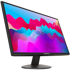 Sceptre 22 inch 75Hz 1080P LED Monitor 99% sRGB HDMI X2 VGA Build-In Speakers, Machine Black (E225W-19203R series)