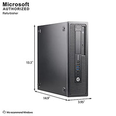HP EliteDesk 800 G1 Desktop, Intel Core i7 4770 3.4Ghz, 32GB DDR3 RAM, 1TB SSD Hard Drive, USB 3.0, DVDRW, Windows 10 Pro (Renewed)