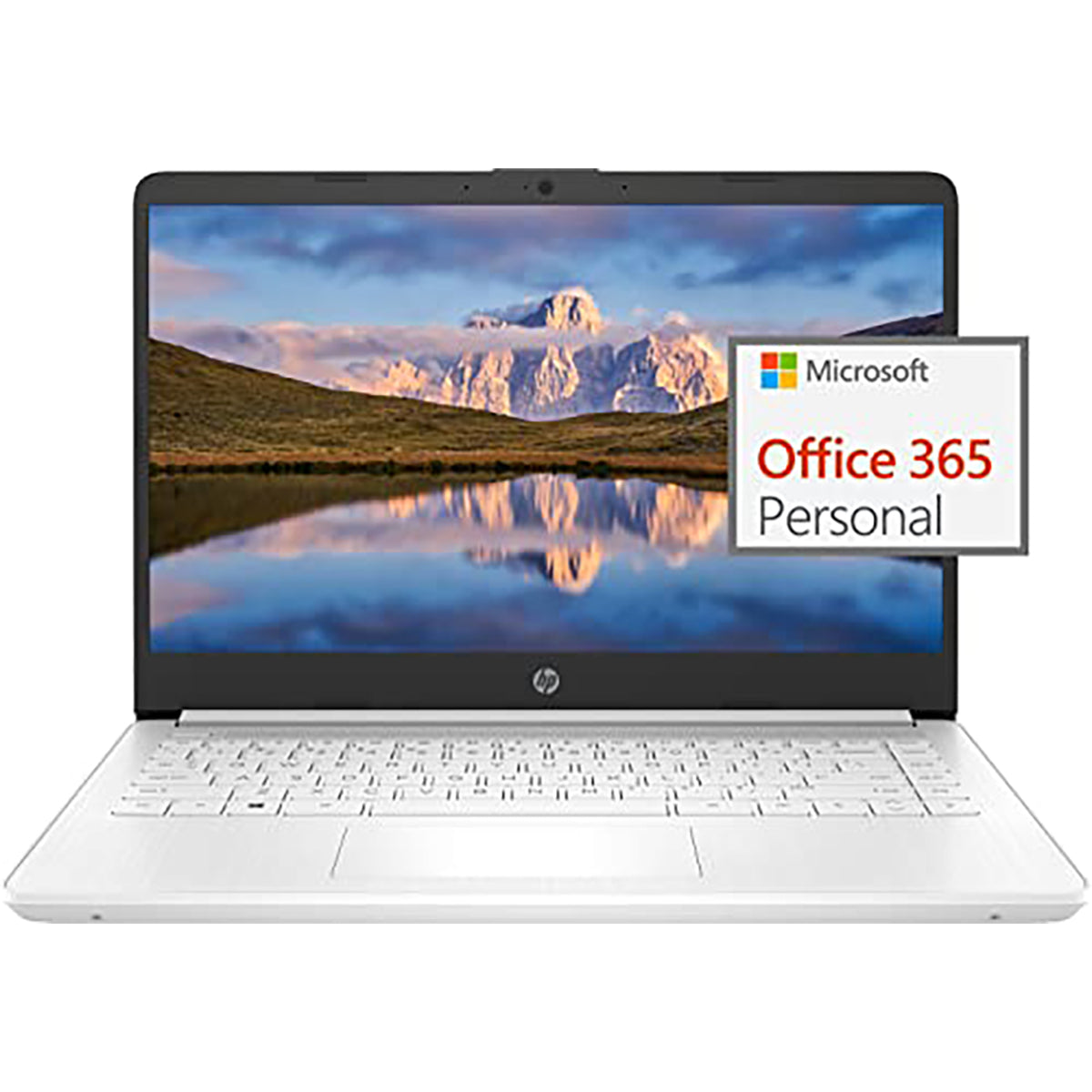 HP 14" Ultralight Laptop Intel Quad-Core N4120 8GB RAM 192GB Storage 1 Year Office 365 Windows 11 S