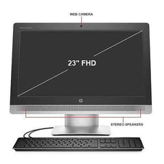 HP EliteOne 800 G2 23 FHD All in One PC - Intel Core i5-6500 3.2GHz 16GB 256GB SSD DVD Webcam WiFi Windows 10 Pro (Renewed)