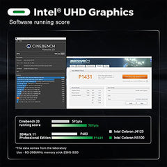 TRIGKEY Mini PC Computer Desktop PC Intel 11th Generation Processors N5095 Micro Computer,16G DDR4 500G M.2 SSD 2280 Green G3, Support Micro PC W10 Pro Dual 4K@60Hz HDMI/WiFi 5/BT