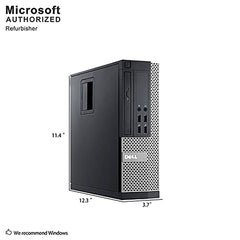 Dell OptiPlex 9020-SFF, Intel Core i5-4570 3.2GHZ, 16GB RAM, 512GB SSD Solid State, DVDRW, Windows 10 Pro 64bit (Renewed)