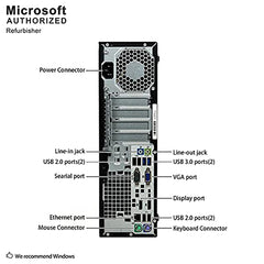 HP EliteDesk 800 G1 Desktop, Intel Core i7 4770 3.4Ghz, 32GB DDR3 RAM, 1TB SSD Hard Drive, USB 3.0, DVDRW, Windows 10 Pro (Renewed)