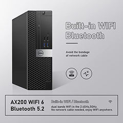Dell OptiPlex 7040 SFF Desktop Computer PC Intel Quad Core i7-6700 3.20GHz AX200 Built-in WIFI 6 Bluetooth 32GB DDR4 New 1TB NVMe M.2 SSD 2TB HDD HDMI Wireless Keyboard & Mouse Windows10 Pro (Renewed)