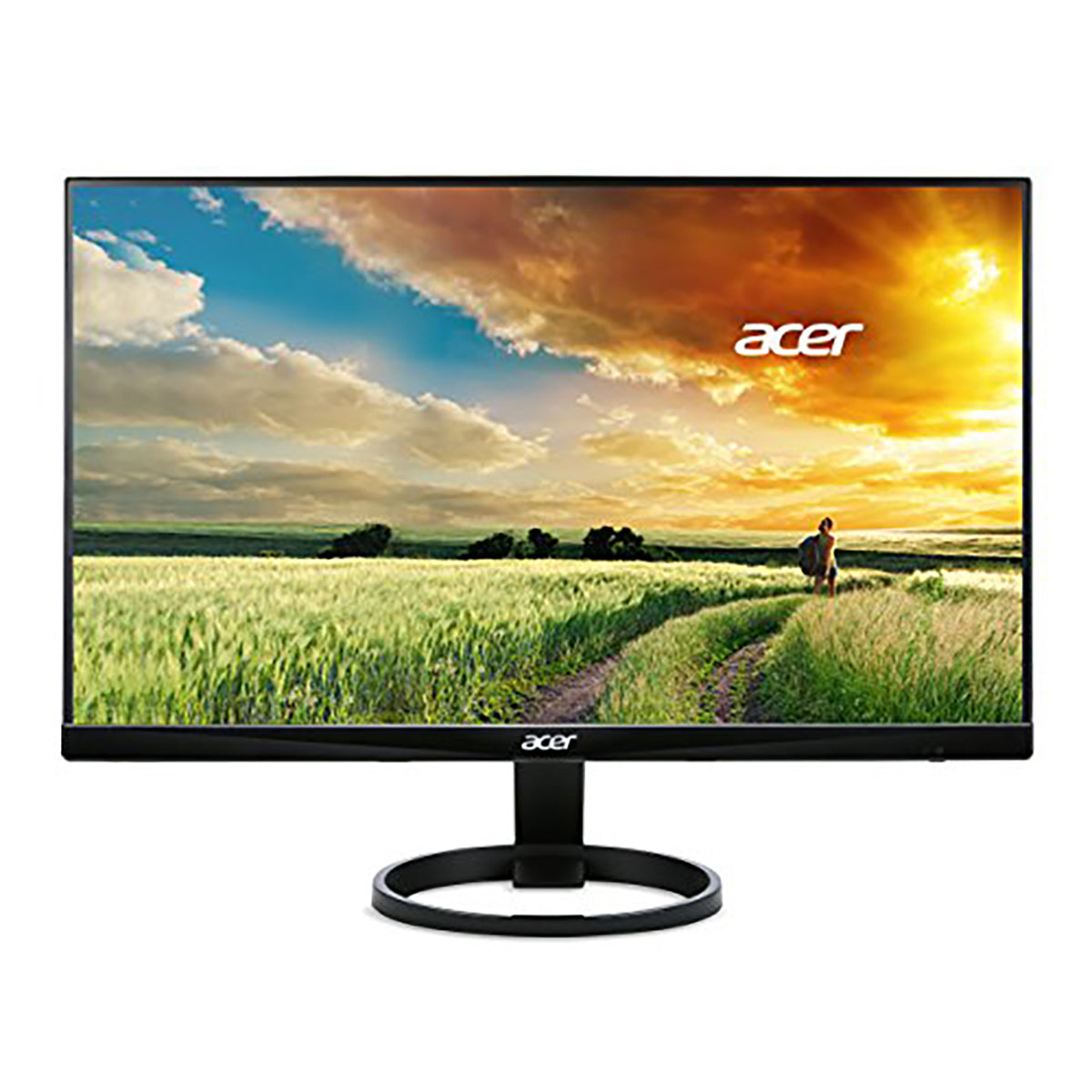 Acer 23.8” Full HD 1920 x 1080 IPS Zero Frame Home Office Computer Monitor - 178° Wide View Angle - 16.7M - NTSC 72% Color Gamut - Low Blue Light - Tilt Compatible - VGA HDMI DVI R240HY bidx