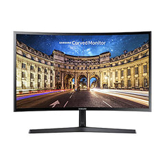 SAMSUNG 27-Inch CF39 Series FHD 1080p Curved Computer Monitor, Ultra Slim Design, AMD FreeSync, 4ms response, HDMI, DisplayPort, VESA Compatible, Wide Viewing Angle (LC27F398FWNXZA), Black