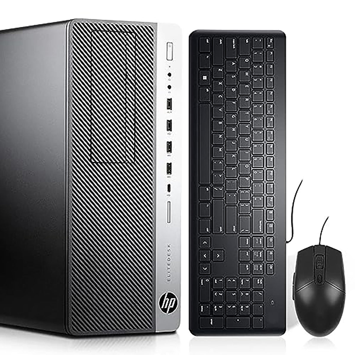 HP EliteDesk 800 G3 Small Form Factor PC (with RGB Keyboard), Intel i7 6700 up to 4.0 GHz, 32GB DDR4, 1TB SSD, 500GB HDD, 4K Support, WiFi, BT, DP, Win 10 Pro (Renewed)