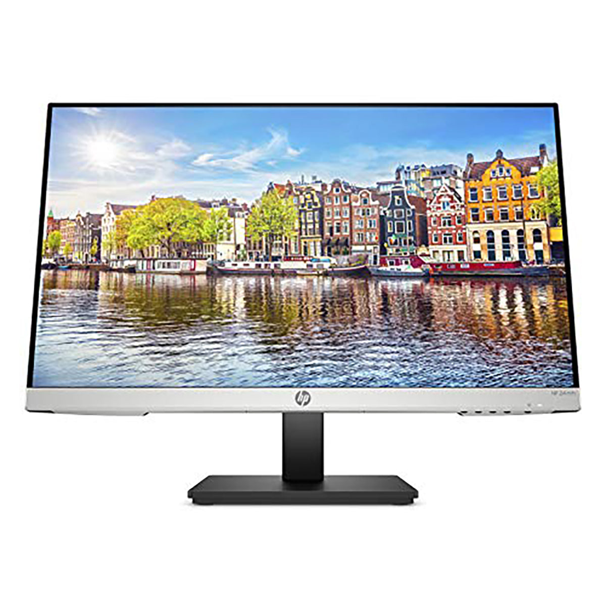 HP 24mh FHD Monitor - Computer Monitor with 23.8-Inch IPS Display (1080p) - Built-In Speakers and VESA Mounting - Height/Tilt Adjustment for Ergonomic Viewing - HDMI and DisplayPort - (1D0J9AA#ABA)