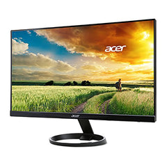 Acer 23.8” Full HD 1920 x 1080 IPS Zero Frame Home Office Computer Monitor - 178° Wide View Angle - 16.7M - NTSC 72% Color Gamut - Low Blue Light - Tilt Compatible - VGA HDMI DVI R240HY bidx