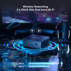 GEEKOM Mini PC, Mini IT11, 11th Intel i7-11390H (Up to 5.00 GHz), 32GB DDR4 RAM 1TB M.2 SSD, Windows 11 Pro Mini NUC Computers, Support 8K Output/WiFi 6/USB4.0/BT5.2, Home&Office Mini Desktop Computer