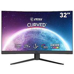 MSI Optix G32CQ4 E2 QHD 1500R Curvature 16:9 Aspect Ratio Non-Glare Super Narrow Bezel 1ms 2560 x 1440 170Hz Refresh Rate Tilt Adjustment AMD FreeSync 32