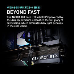 MSI Aegis RS Gaming Desktop: Intel Core i7-13700KF, RTX 4070, 32GB DDR5, 2TB M.2 NVMe, Liquid Cooling, WiFi 6E, Keyboard & Mouse, DIY Friendly, Windows 11 Home-Adv: 13NUE-450US,Black