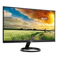 Acer 23.8” Full HD 1920 x 1080 IPS Zero Frame Home Office Computer Monitor - 178° Wide View Angle - 16.7M - NTSC 72% Color Gamut - Low Blue Light - Tilt Compatible - VGA HDMI DVI R240HY bidx