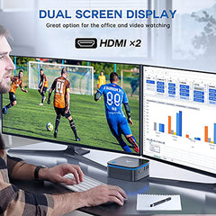 KAMRUI AK1 PRO Mini Desktop Computers, 16GB RAM 512GB ROM Mini PC with Intel Celeron N5105(up to 2.90 GHz), Micro Computer Support 4K UHD/HDMI 2.0/LAN/4 USB 3.0 for School Office Home