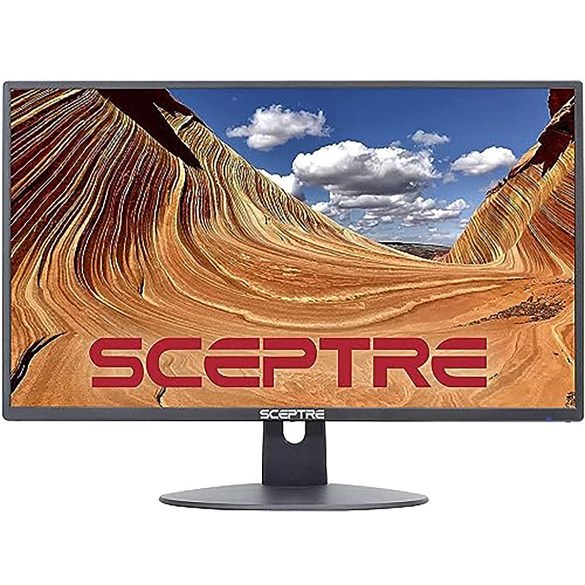 Sceptre 24-inch Professional Thin 1080p LED Monitor 99% sRGB 2x HDMI VGA Build-in Speakers, Machine Black (E248W-19203R Series)