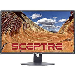 Sceptre 24-inch Professional Thin 1080p LED Monitor 99% sRGB 2x HDMI VGA Build-in Speakers, Machine Black (E248W-19203R Series)