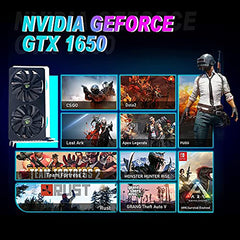 Dell Gaming PC Desktop Computer - Intel Quad I5 up to 3.6GHz, GeForce GTX 1650 4G GDDR5, 32GB Memory, 128G SSD + 3TB, RGB Keyboard & Mouse, DVD, WiFi & Bluetooth 5.0, Win 10 Pro (Renewed)