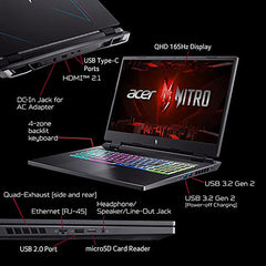 acer Nitro 17 Gaming Laptop | AMD Ryzen 7 7840HS Octa-Core CPU | NVIDIA GeForce RTX 4060 Laptop GPU | 17.3